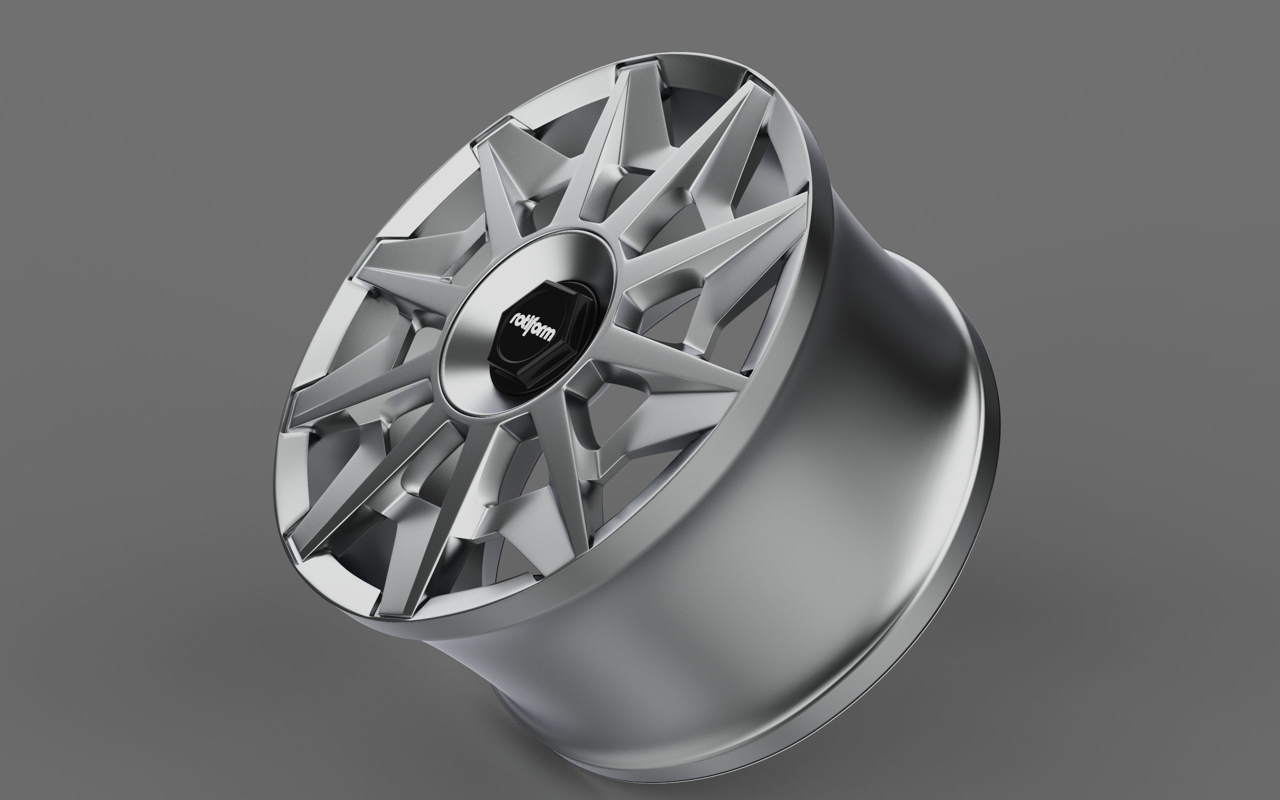 Rotiform CVT Wheel Rim Highpoly Lowpoly 3D print model 3D print model_4
