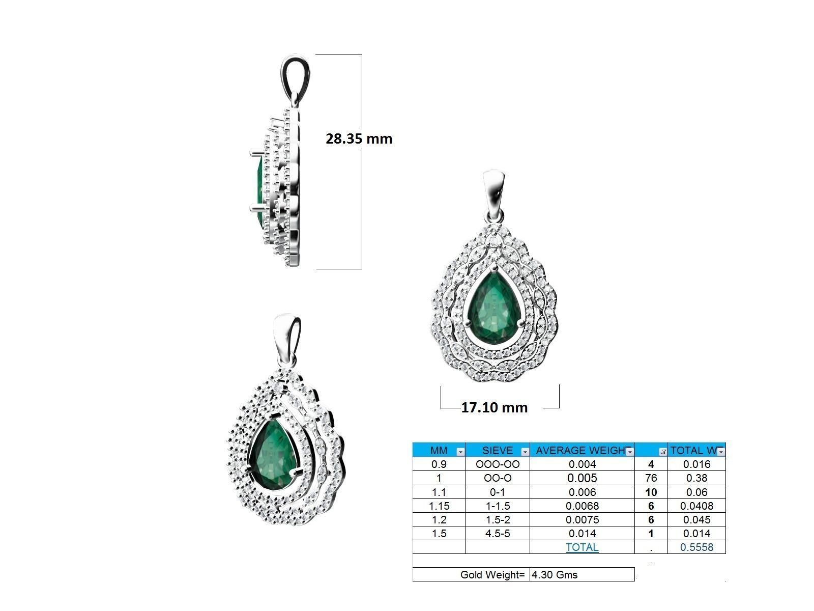 Pendant - 13 3D print model_18