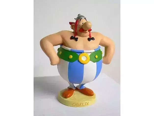 Obelix figurine of cartoon character