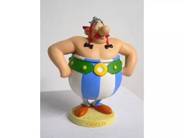 Obelix figurine of cartoon character Free 3D print model