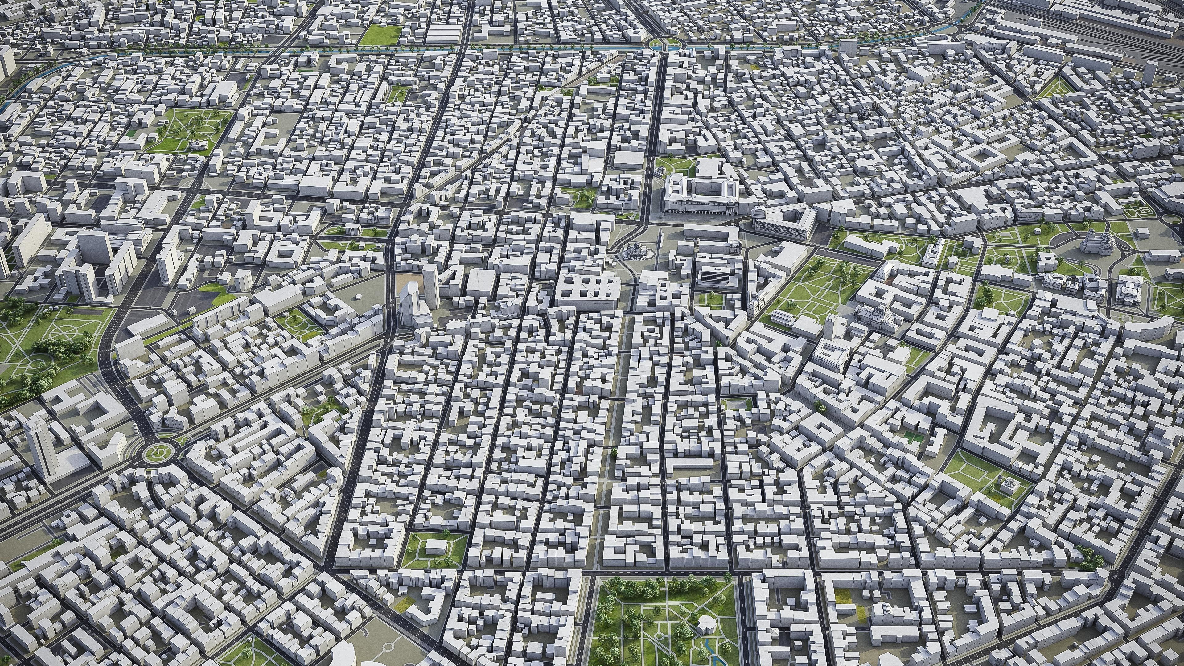Sofia - 3D City Model Low-poly 3D model_7