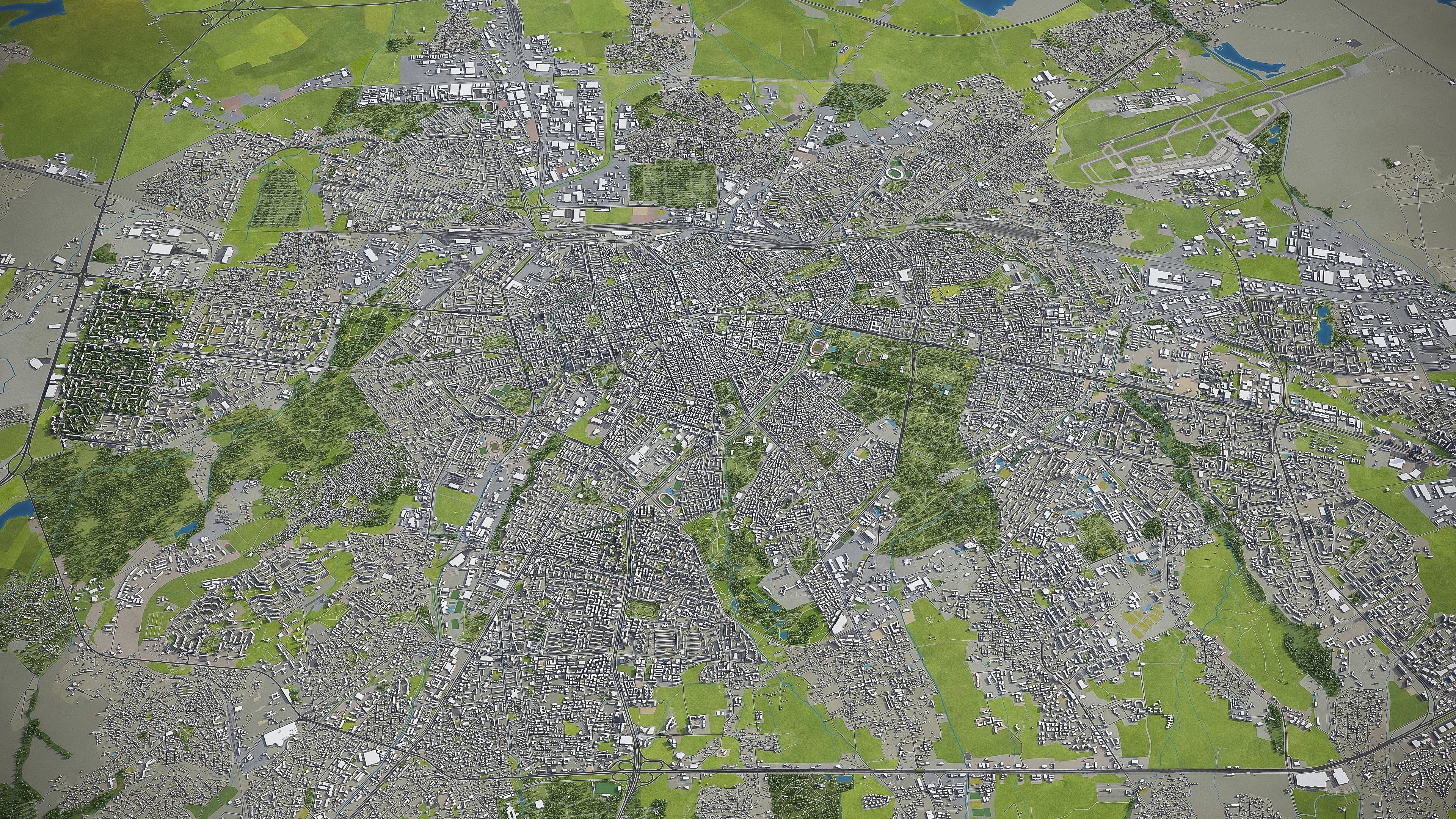 Sofia - 3D City Model Low-poly 3D model_13
