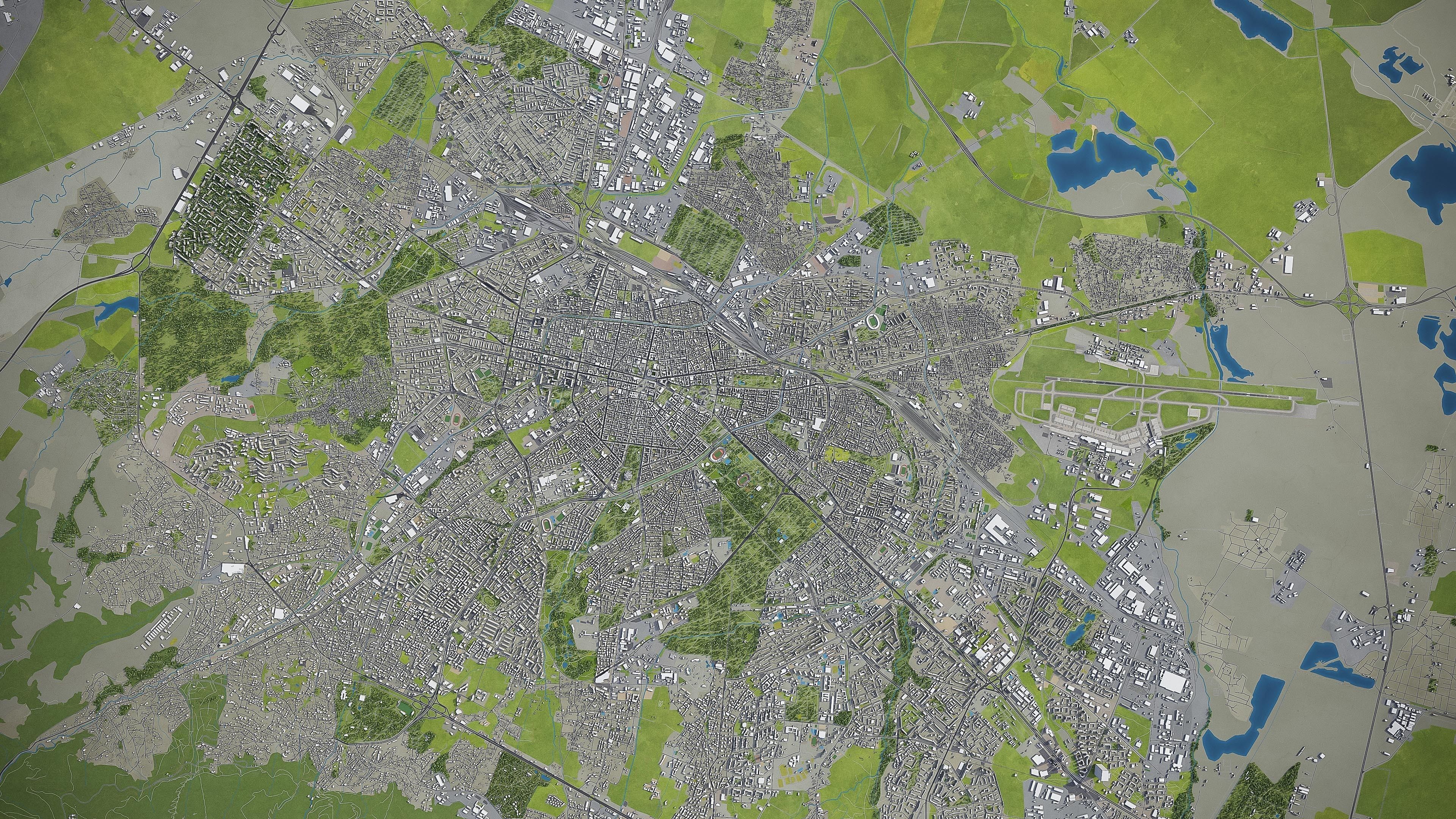 Sofia - 3D City Model Low-poly 3D model_14