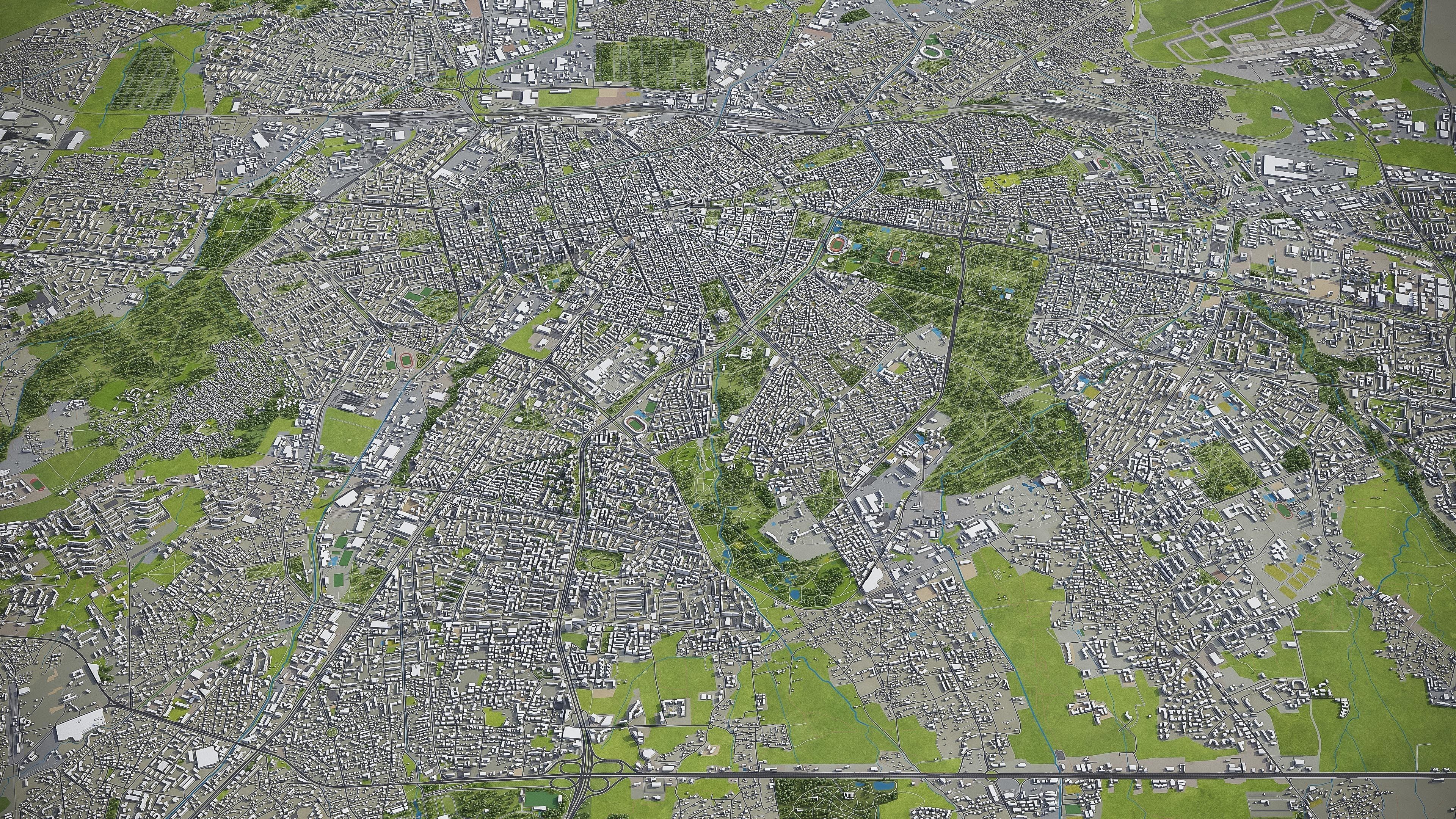 Sofia - 3D City Model Low-poly 3D model_11