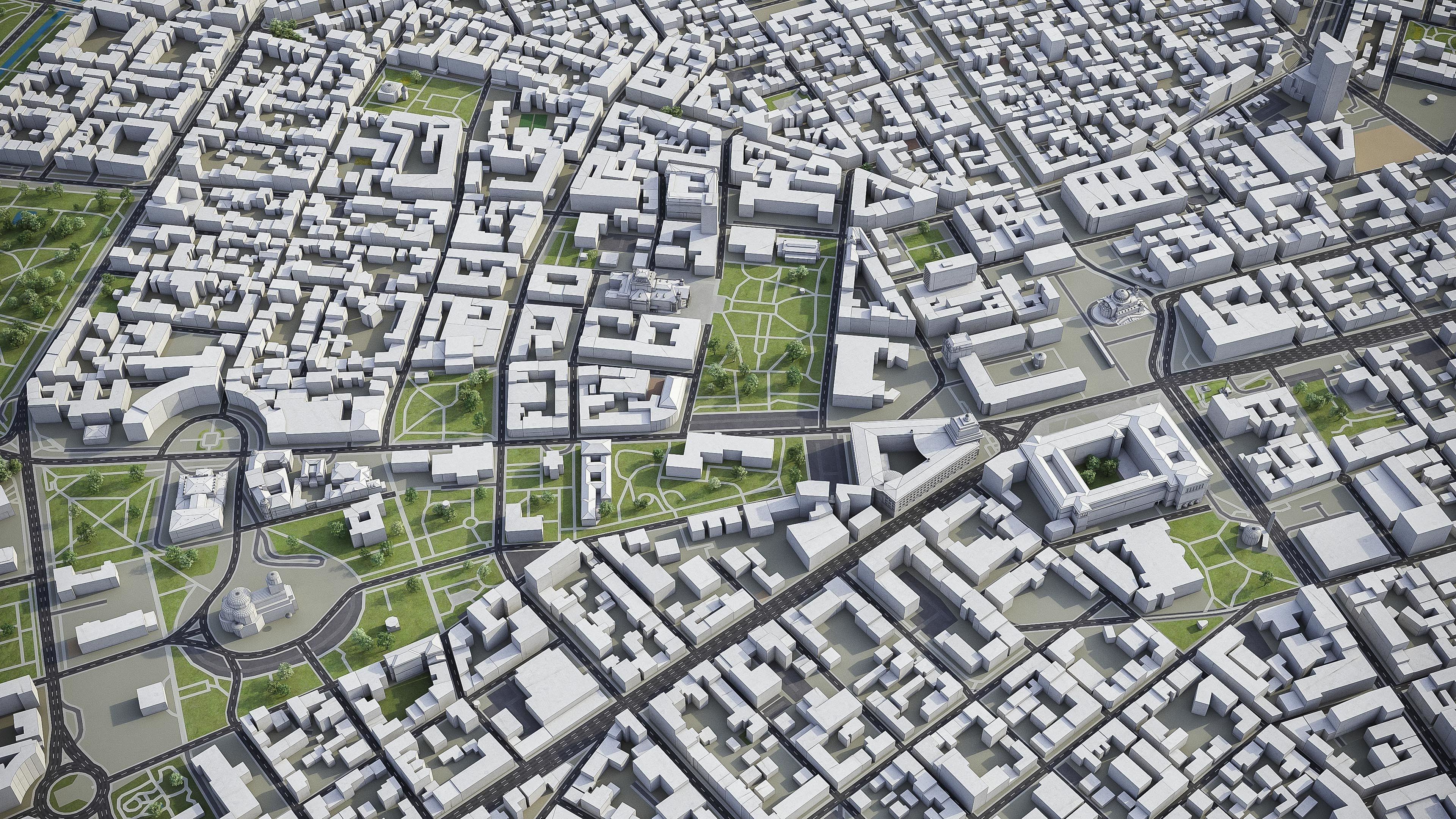 Sofia - 3D City Model Low-poly 3D model_5
