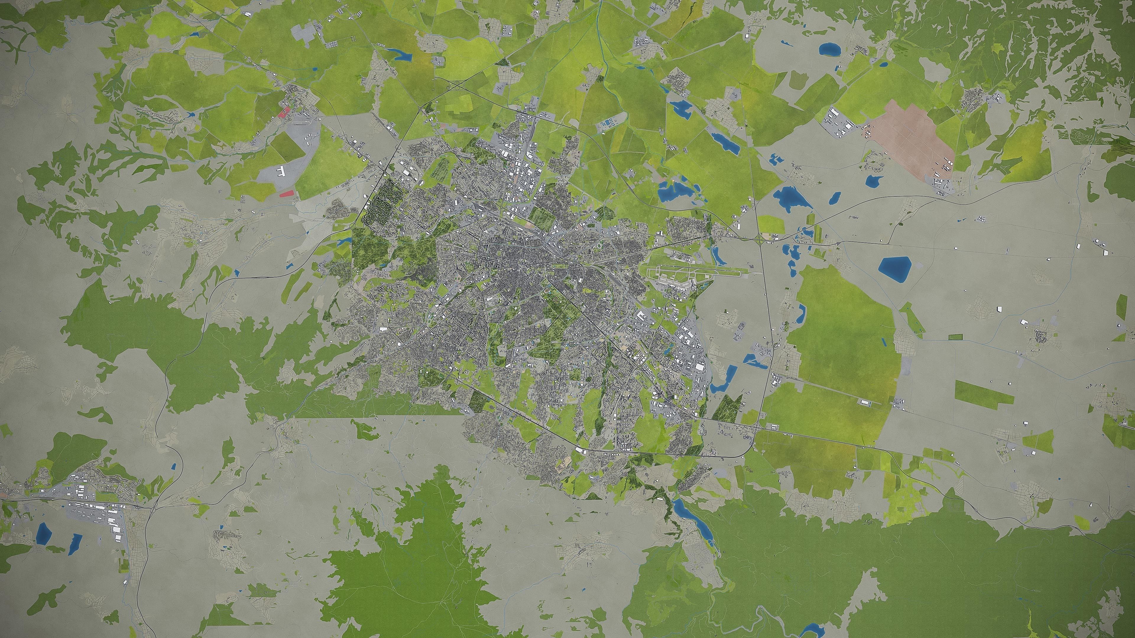 Sofia - 3D City Model Low-poly 3D model_15