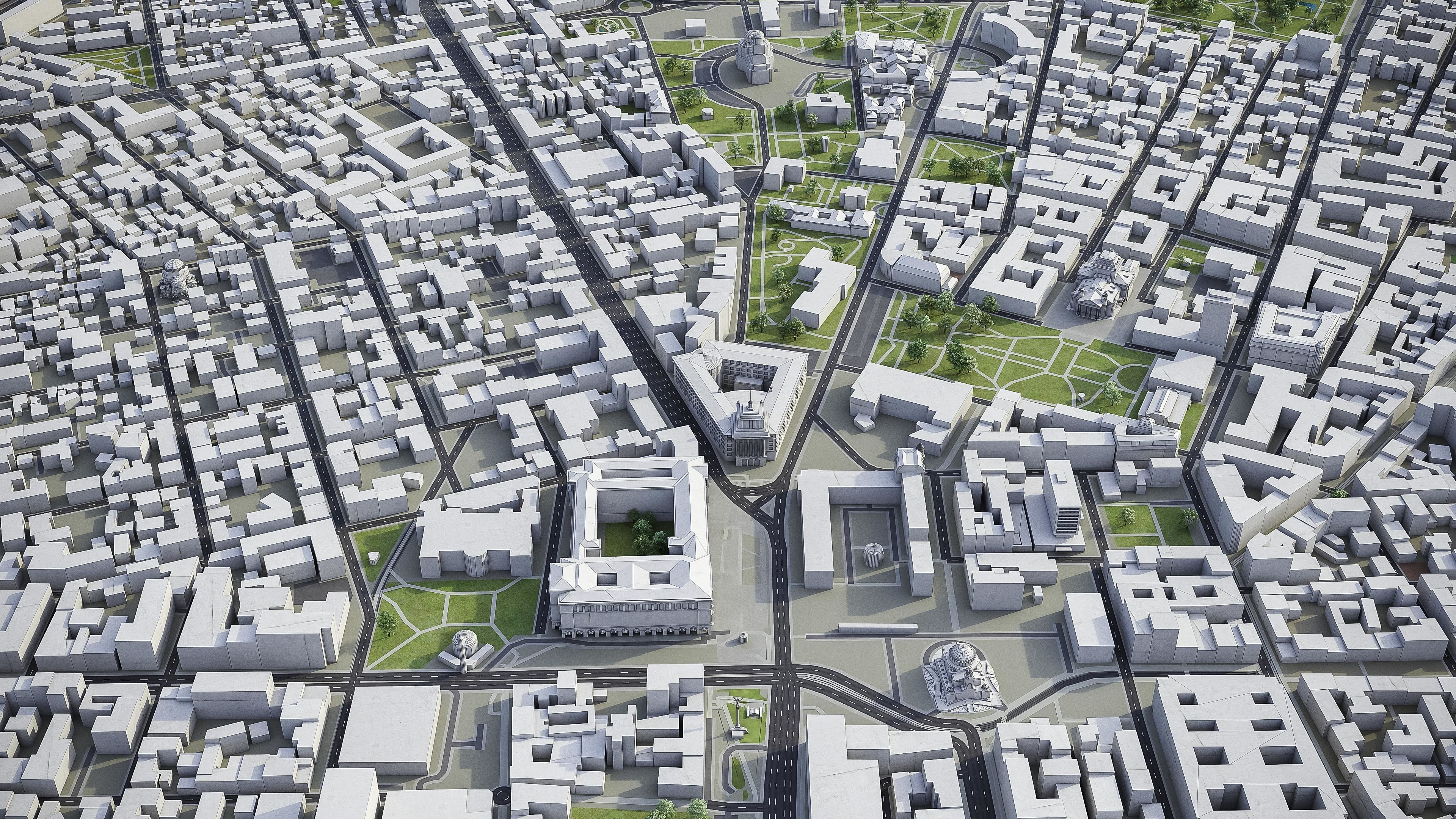 Sofia - 3D City Model Low-poly 3D model_4