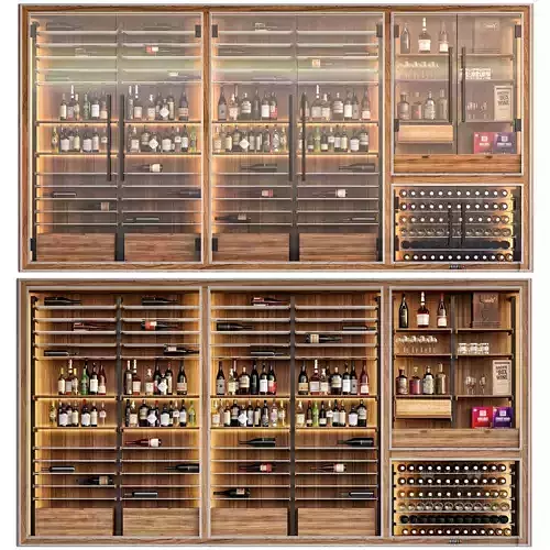 Wine Cabinet 3D model