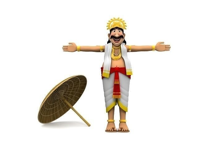 The legend of King Mahabali i 3D model