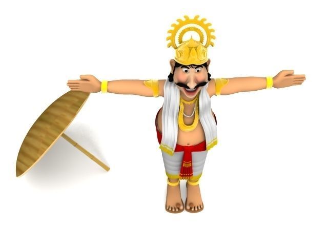 The legend of King Mahabali i 3D model_2