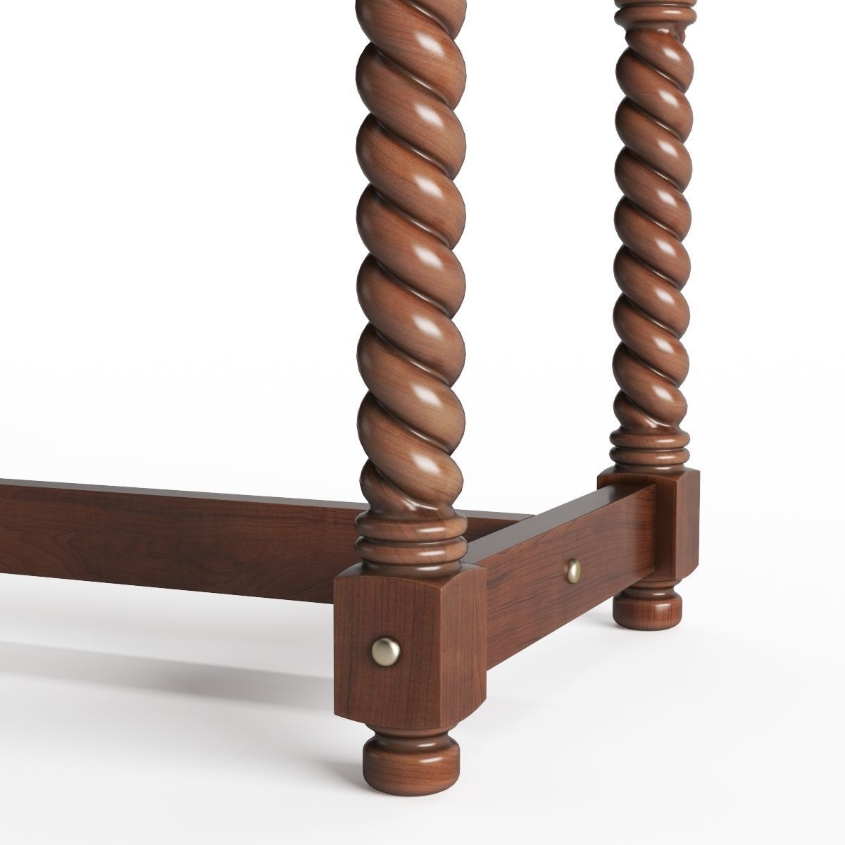 Wooden Consol 3D model_10