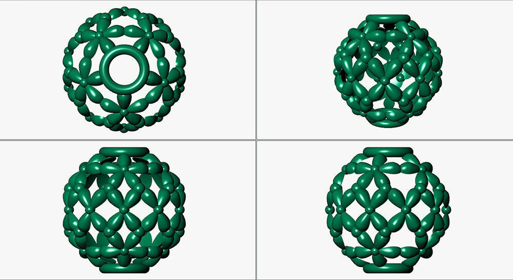 Spherical beads 3D print model_2