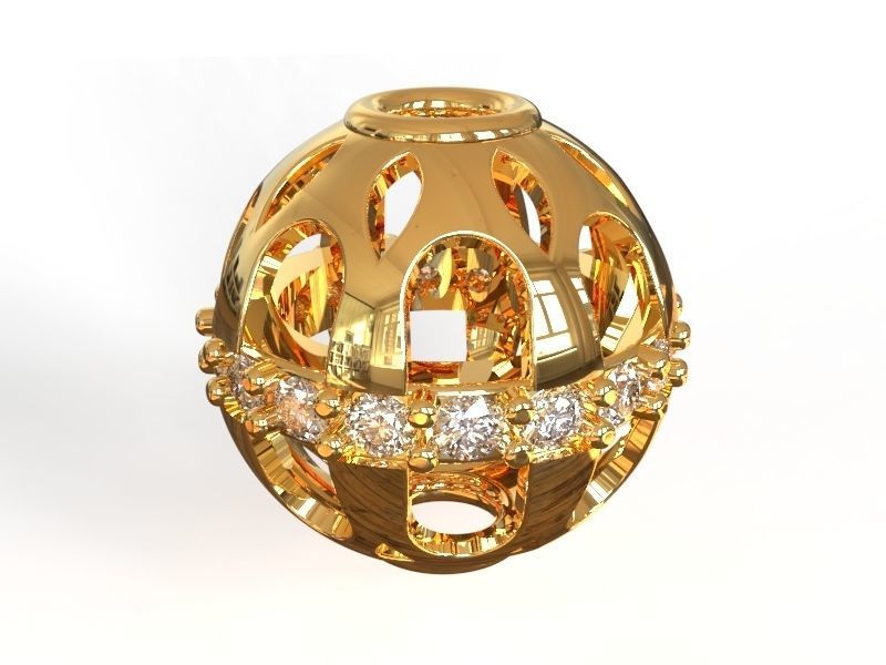 Spherical beads 3D print model_16