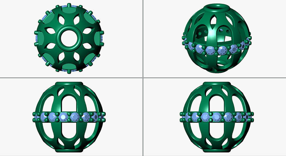 Spherical beads 3D print model_4