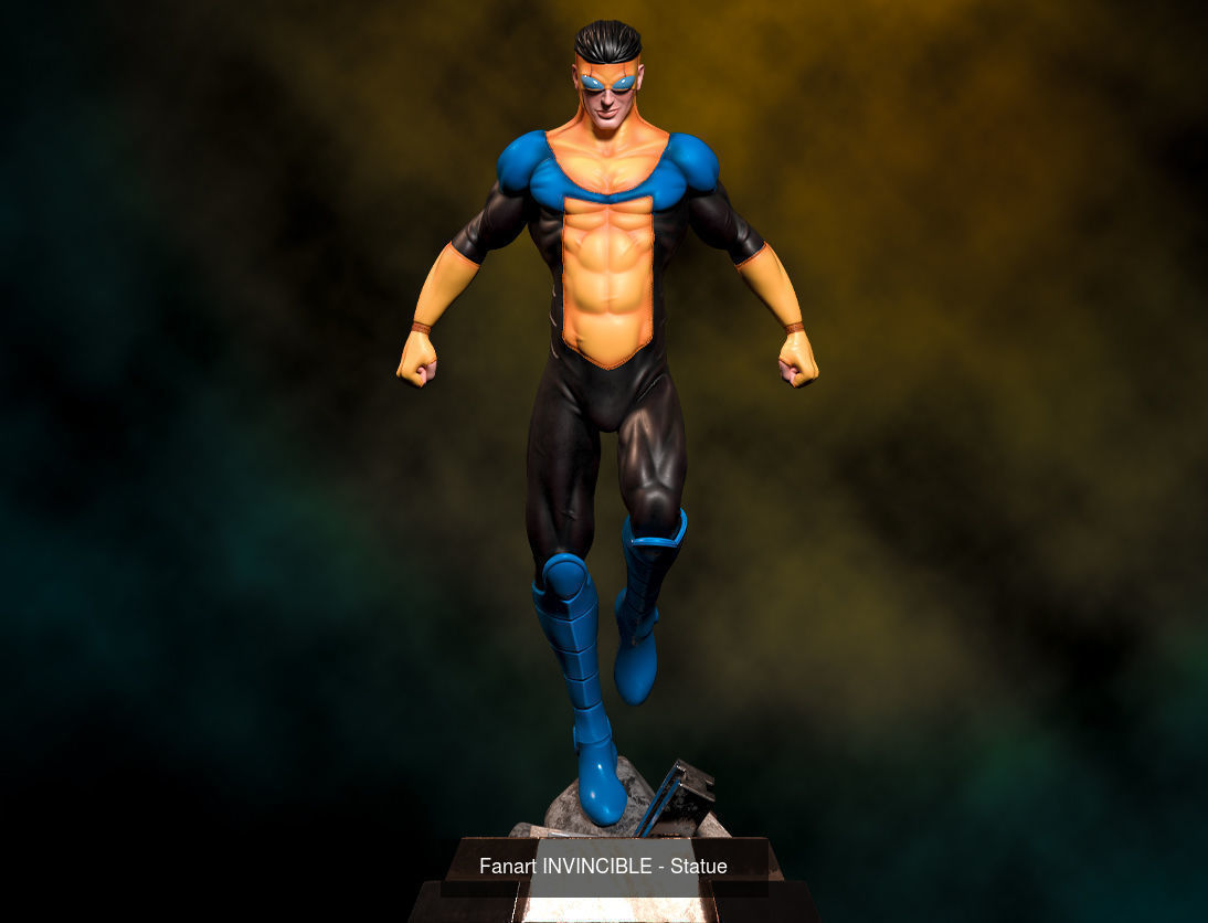 INVINCIBLE Pack - Statues and Busts 3D Model Collection_4