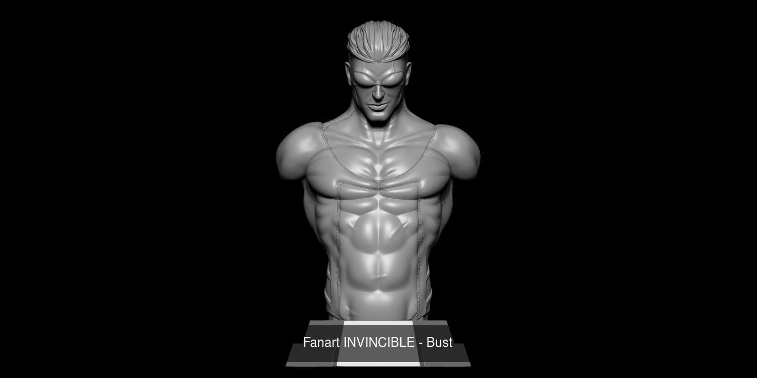INVINCIBLE Pack - Statues and Busts 3D Model Collection_7