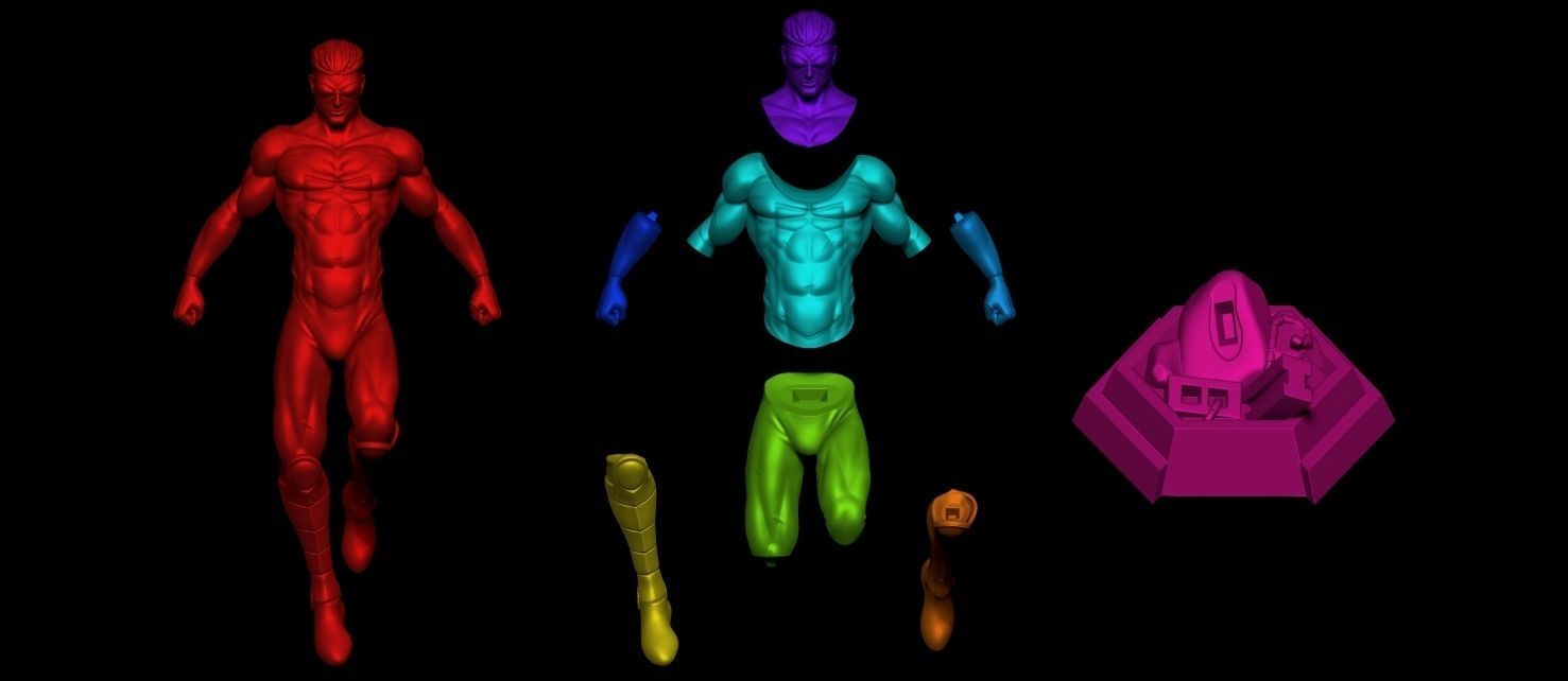 INVINCIBLE Pack - Statues and Busts 3D Model Collection_12