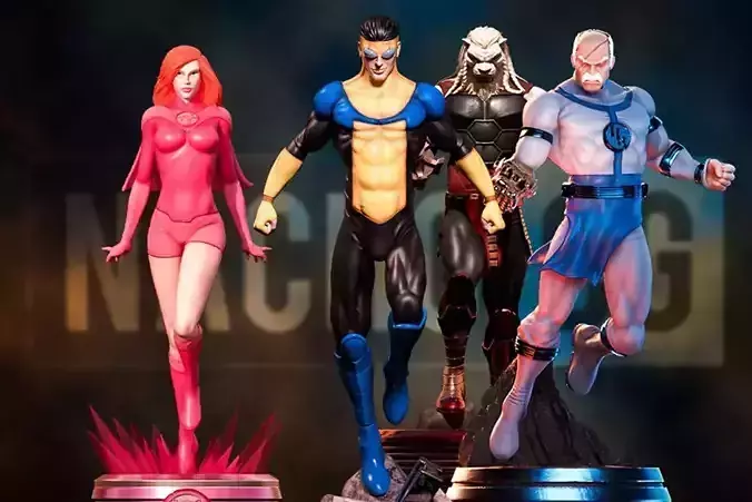 INVINCIBLE Pack - Statues and Busts 3D Model Collection