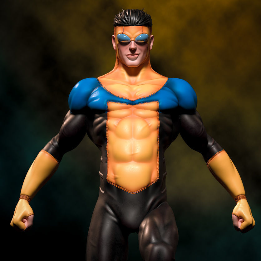 INVINCIBLE Pack - Statues and Busts 3D Model Collection_22