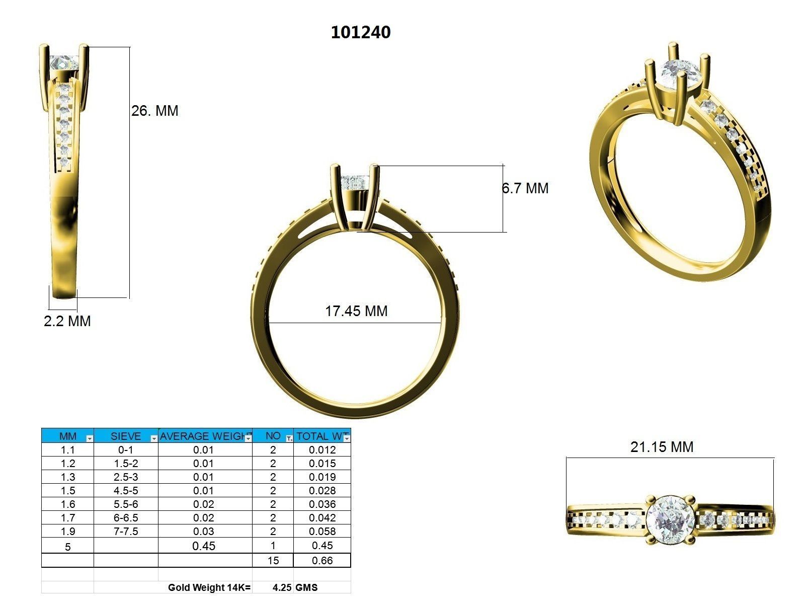 Ring - 101240 3D print model_12