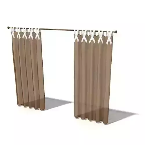 Tabbed Sheer Curtains