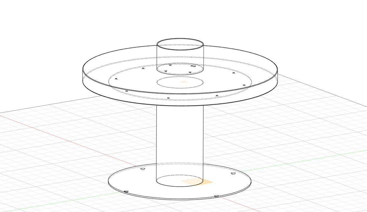 Children Kids drawing table with penholder and chair 3D model_6