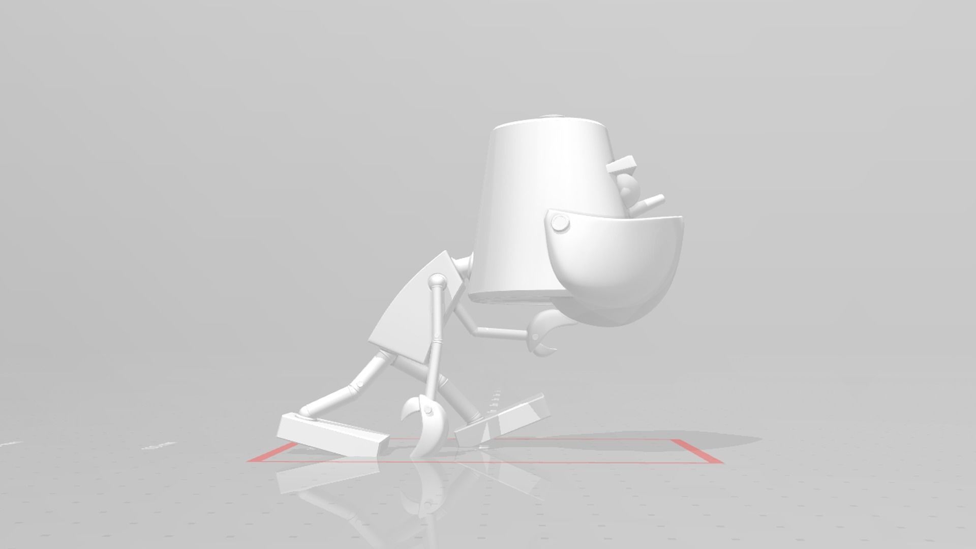 Frank - Woody Woodpecker-  Chibi STL - Funko Style 3D print model_15