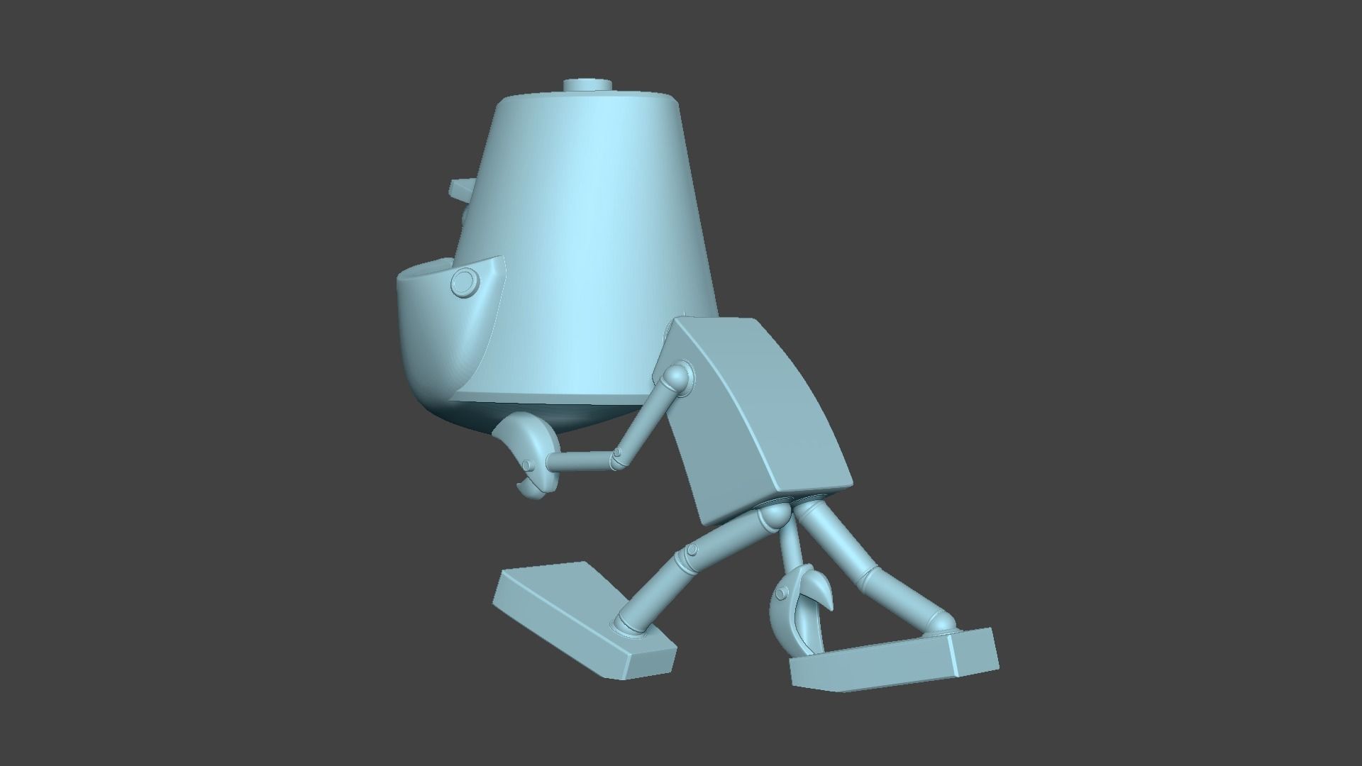 Frank - Woody Woodpecker-  Chibi STL - Funko Style 3D print model_2