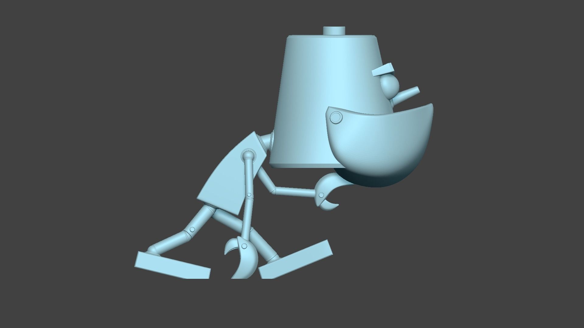 Frank - Woody Woodpecker-  Chibi STL - Funko Style 3D print model_13