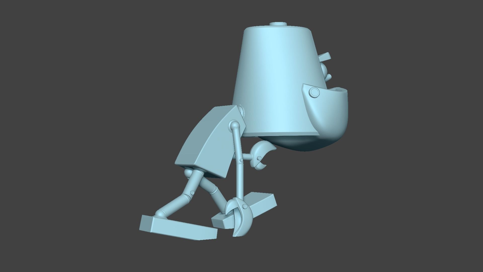 Frank - Woody Woodpecker-  Chibi STL - Funko Style 3D print model_3