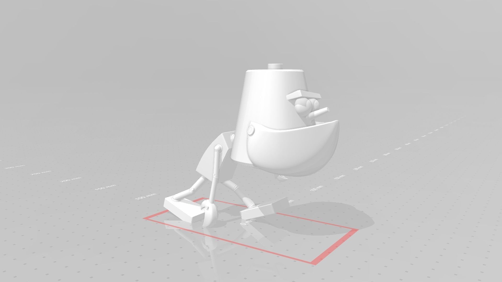 Frank - Woody Woodpecker-  Chibi STL - Funko Style 3D print model_14