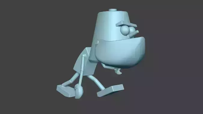Frank - Woody Woodpecker-  Chibi STL - Funko Style 3D print model