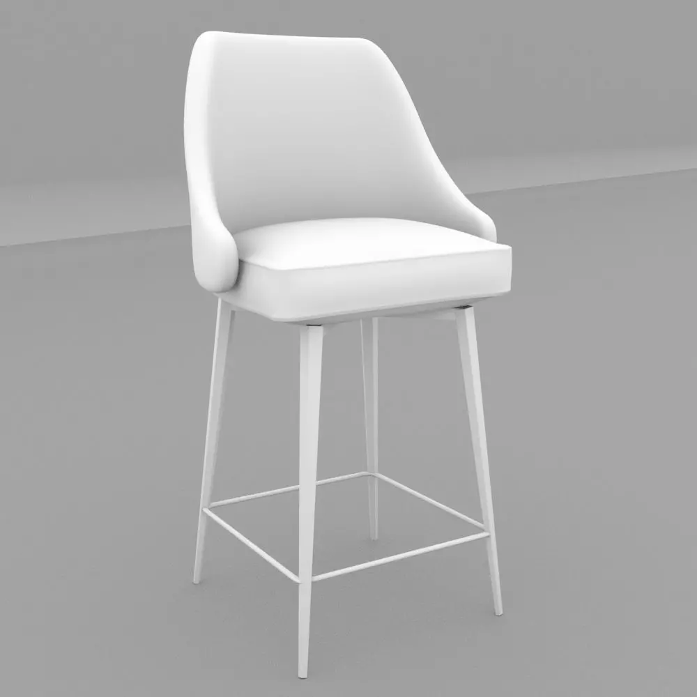 Mid-Century-Swivel-Counter-Stool bar stool Free 3D model_0