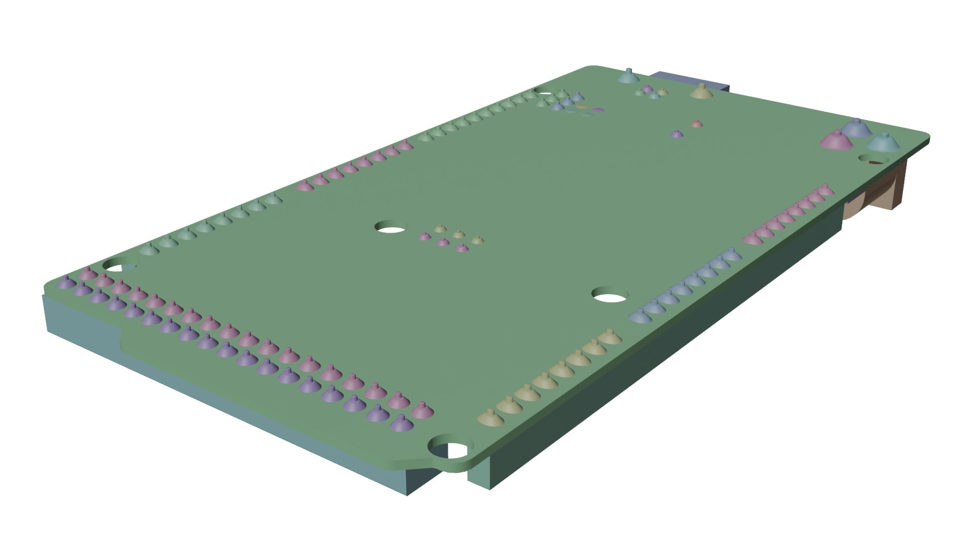  Arduino mega 2560 Low-poly 3D model_10