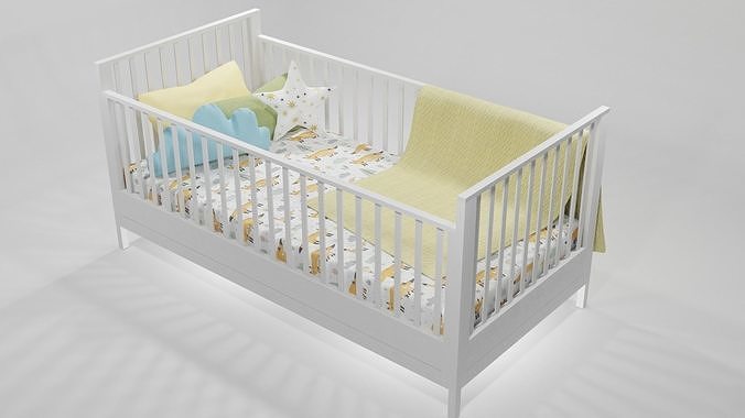Baby Bed 3D model