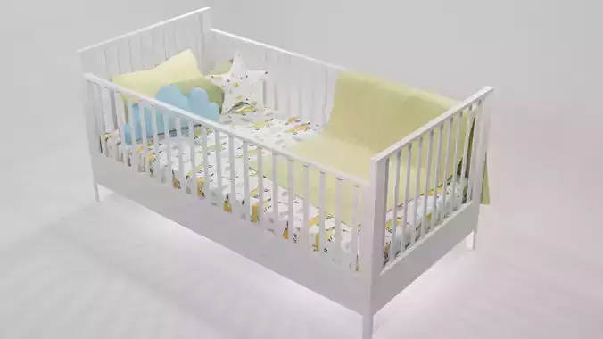 Baby Bed 3D model