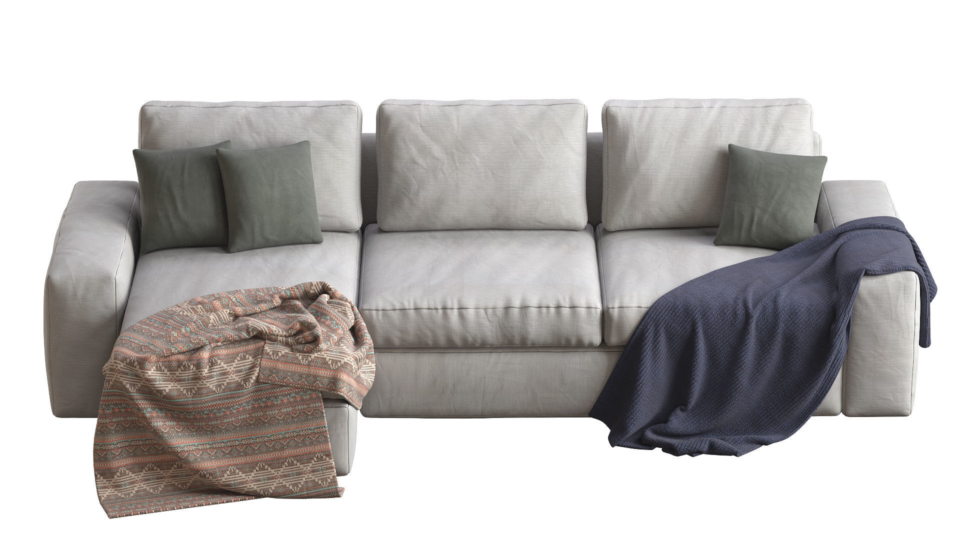 Sofa Kivik By Ikea 3D model_2