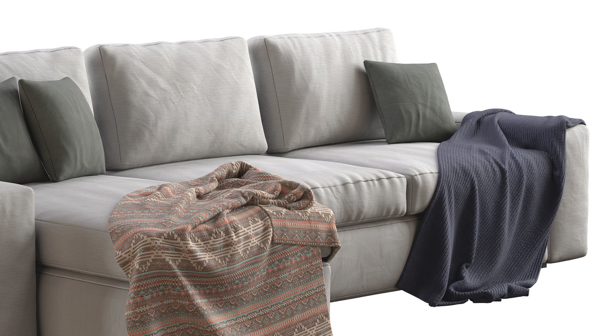 Sofa Kivik By Ikea 3D model_1