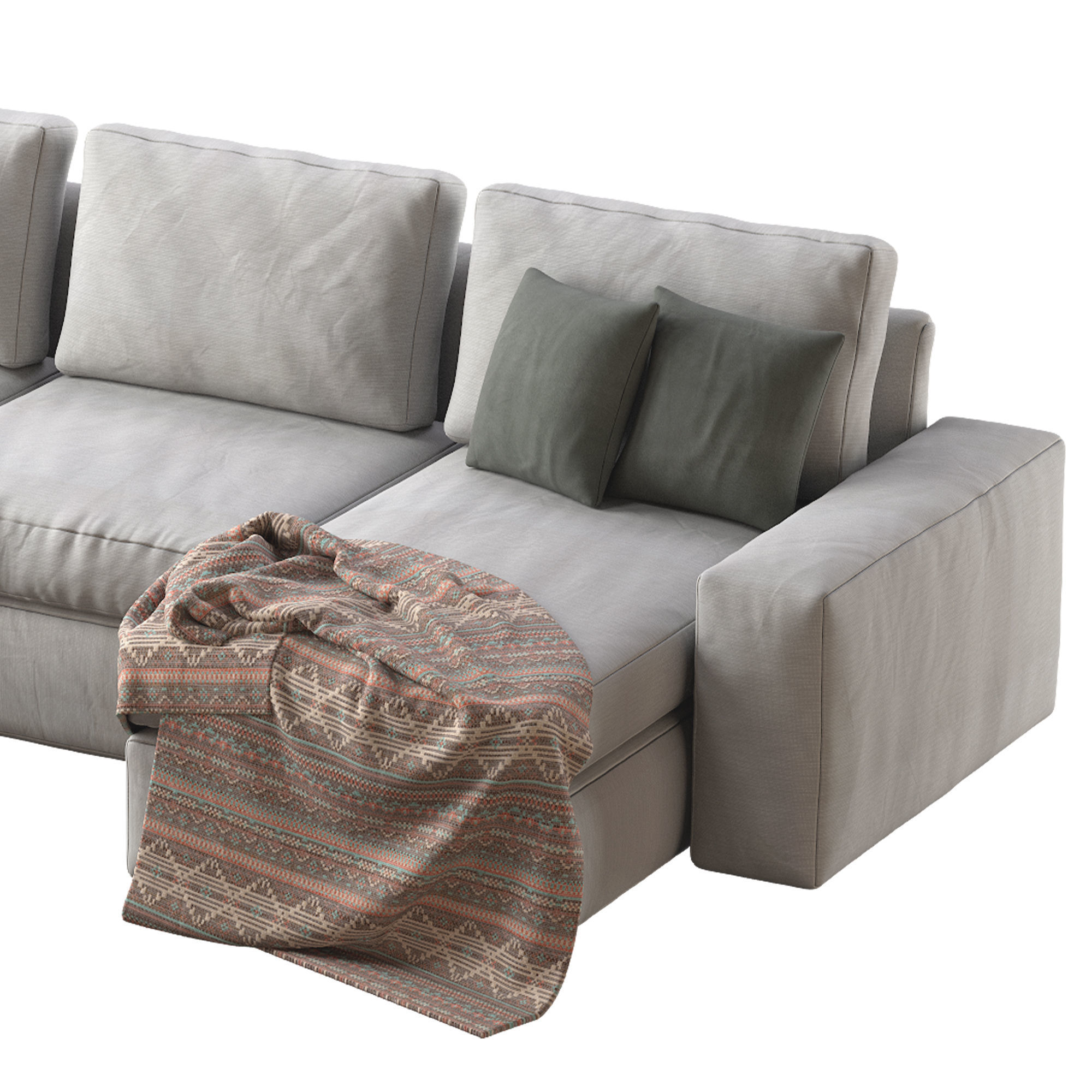 Sofa Kivik By Ikea 3D model_10