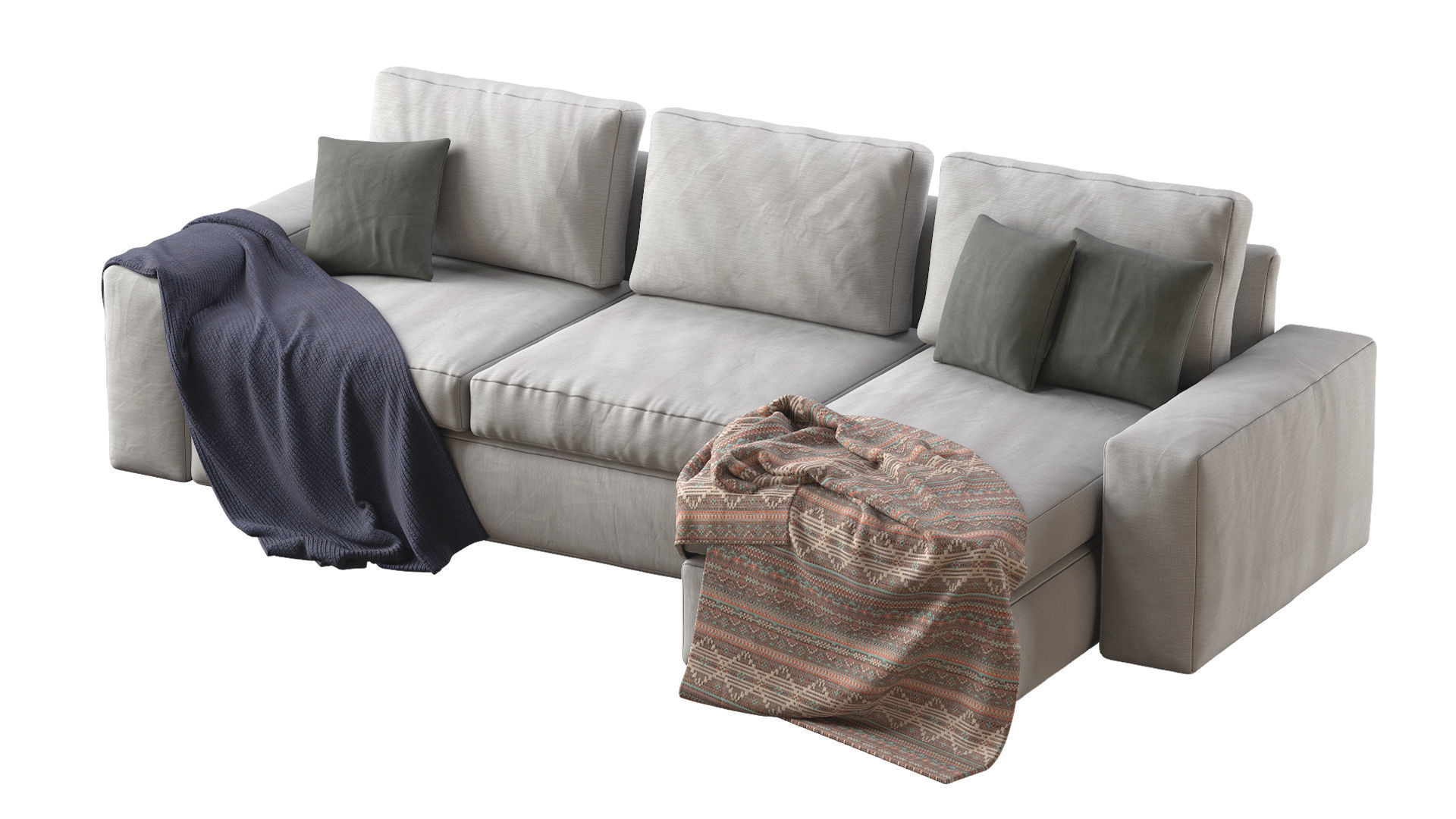 Sofa Kivik By Ikea 3D model_7