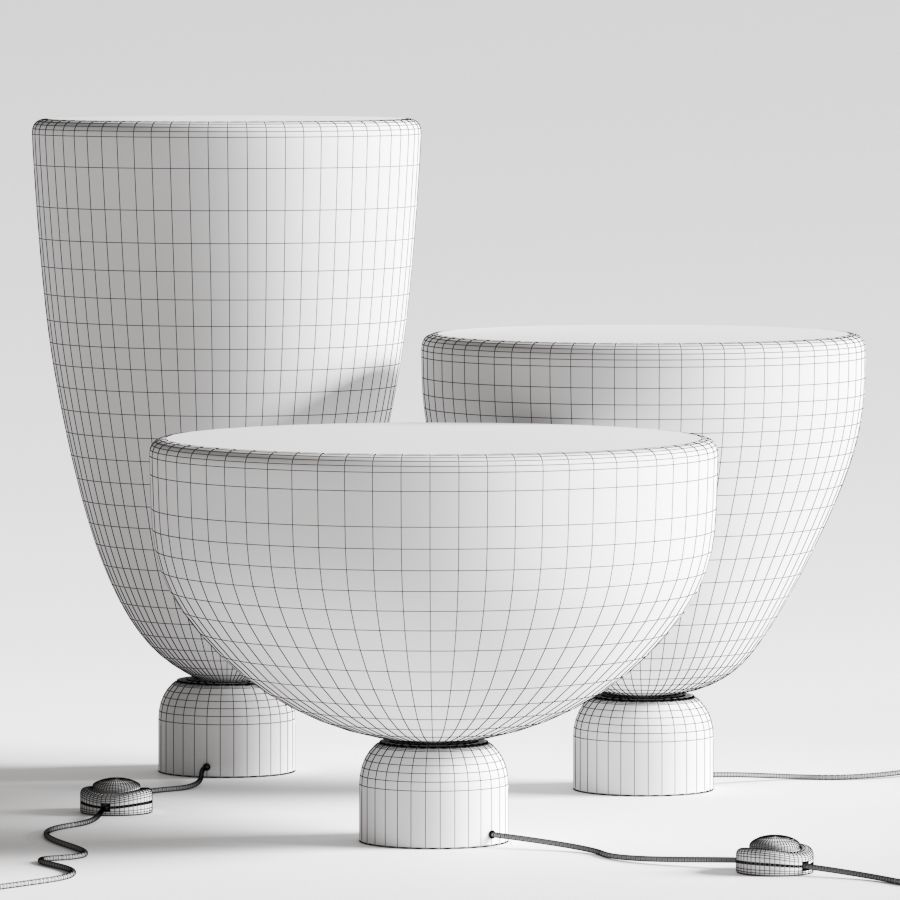 Brokis Lightline Table Lamp 3D model_1