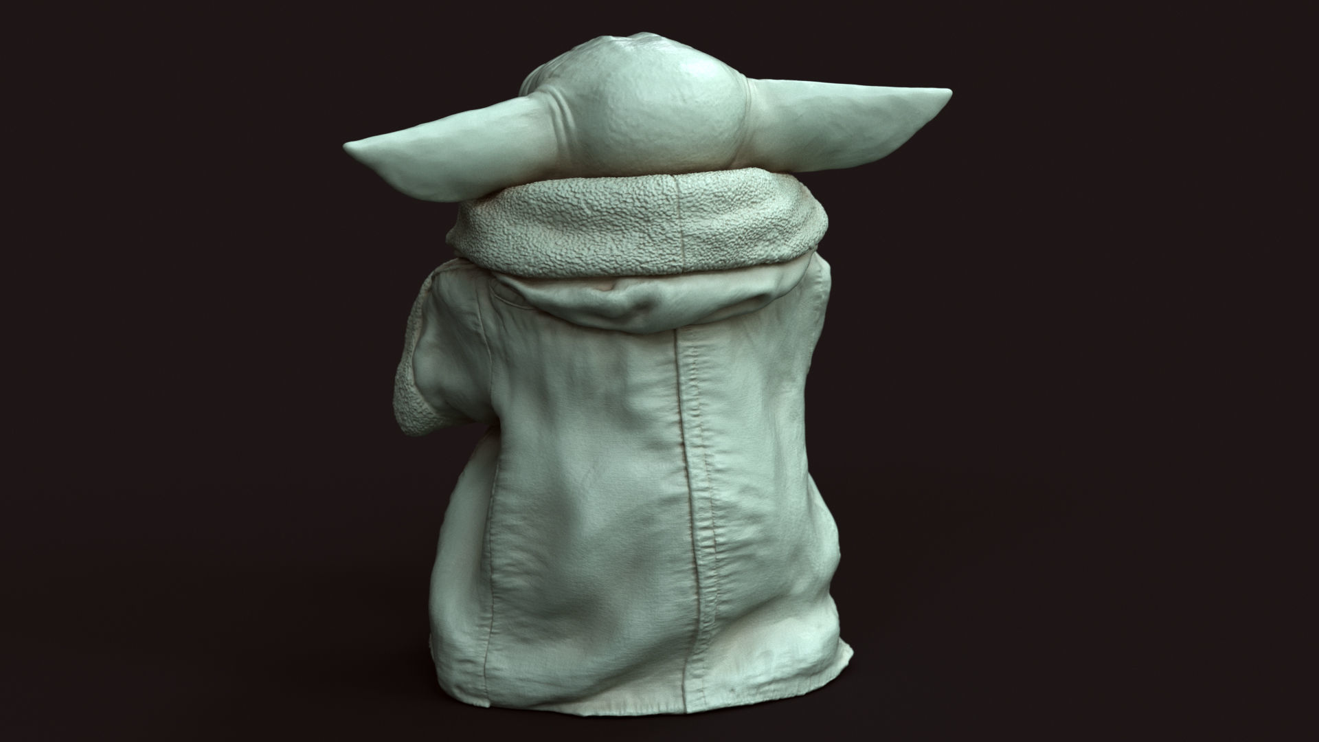 GROGU Baby Yoda bowl Printable 3D Model 3D print model_21
