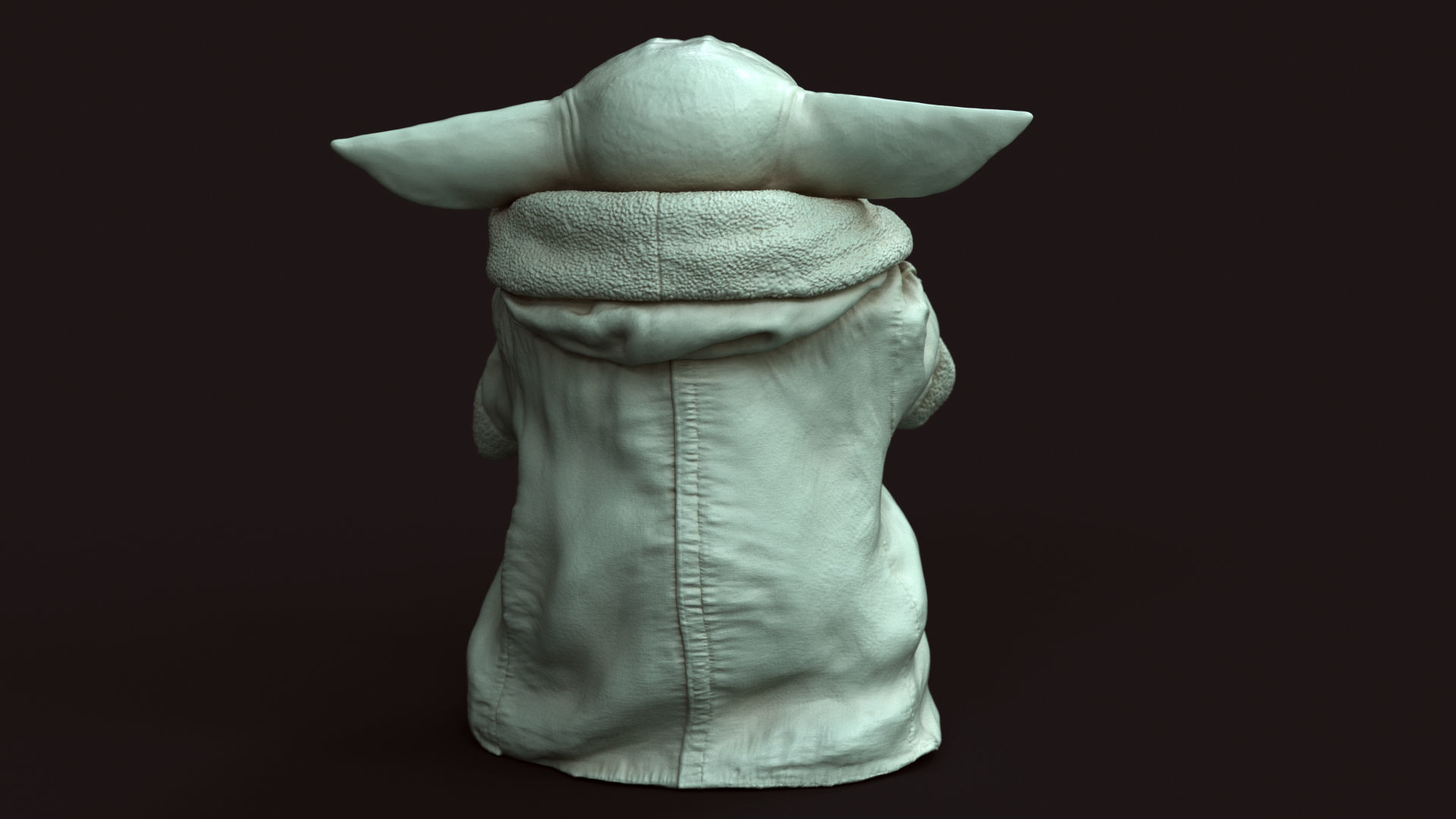 GROGU Baby Yoda bowl Printable 3D Model 3D print model_20