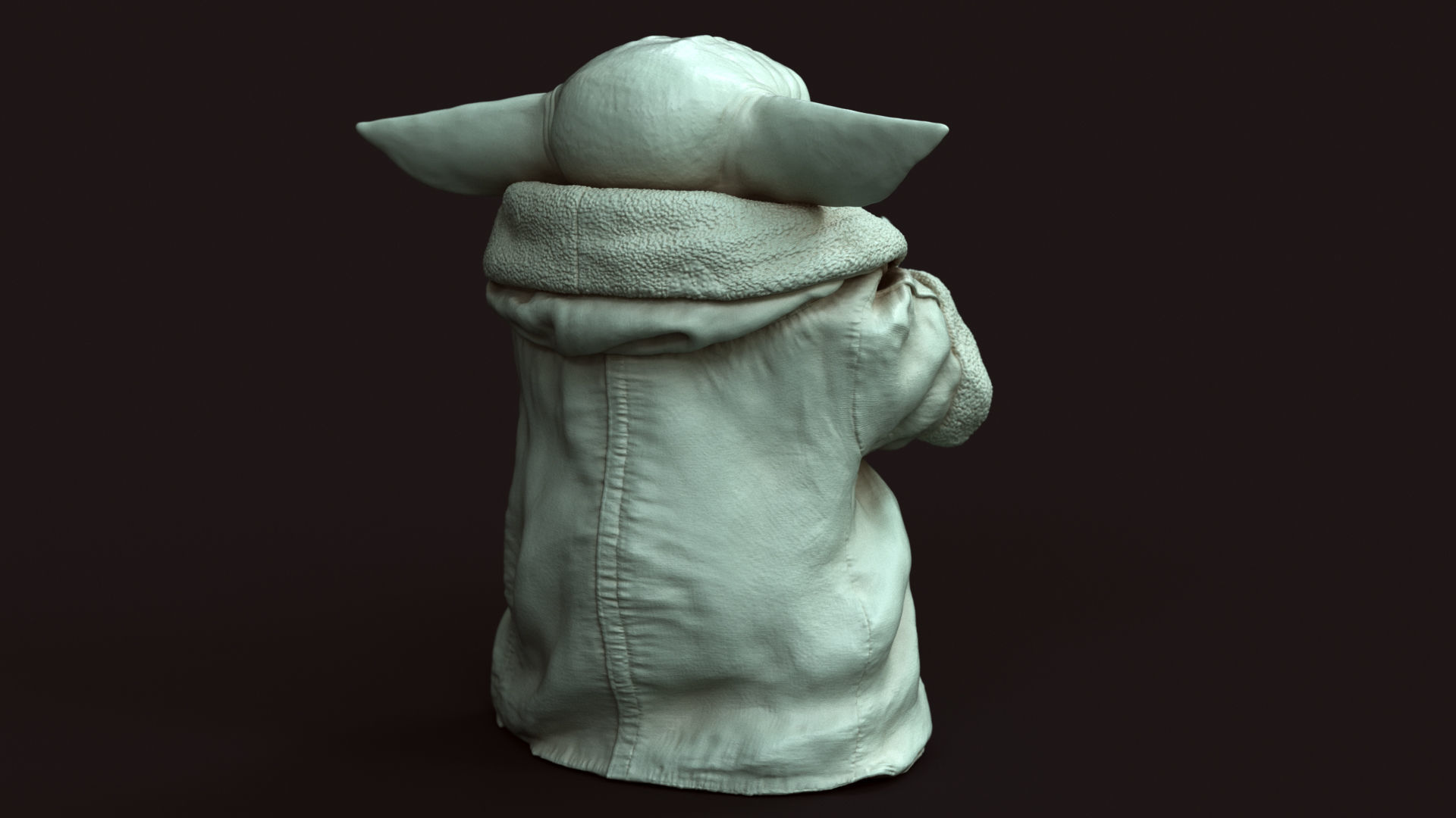 GROGU Baby Yoda bowl Printable 3D Model 3D print model_19