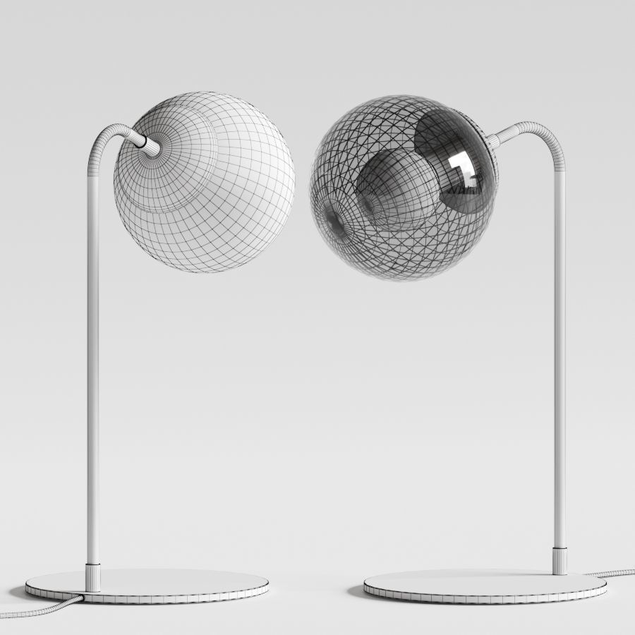 Roll and Hill Modo Desk Lamp 3D model_2