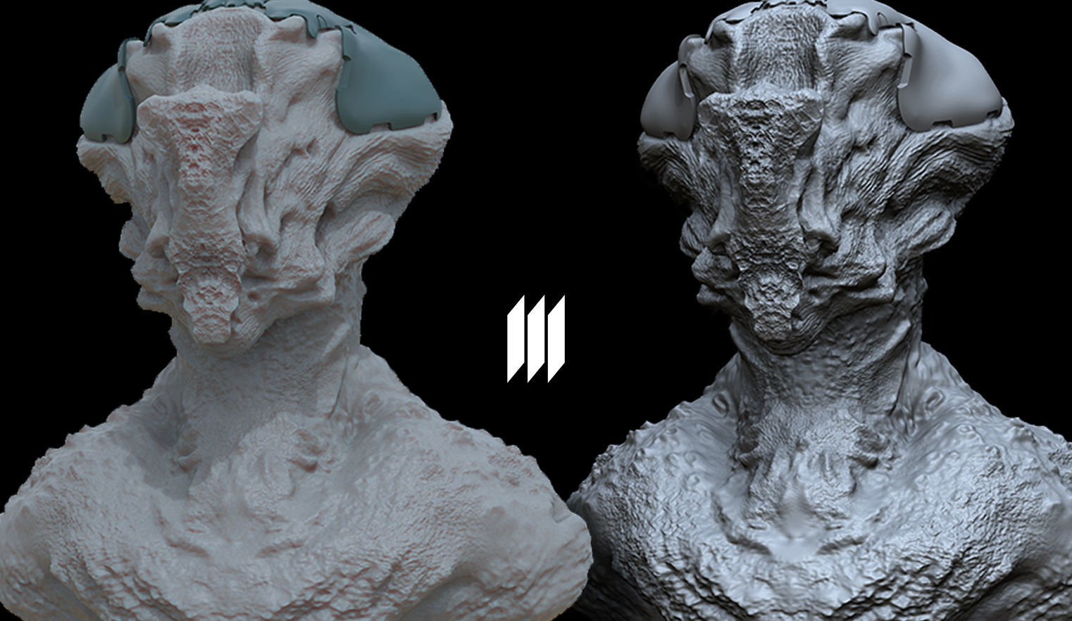 Skin Alphas For Creatures - Zbrush - Substance Painter - Blender ...