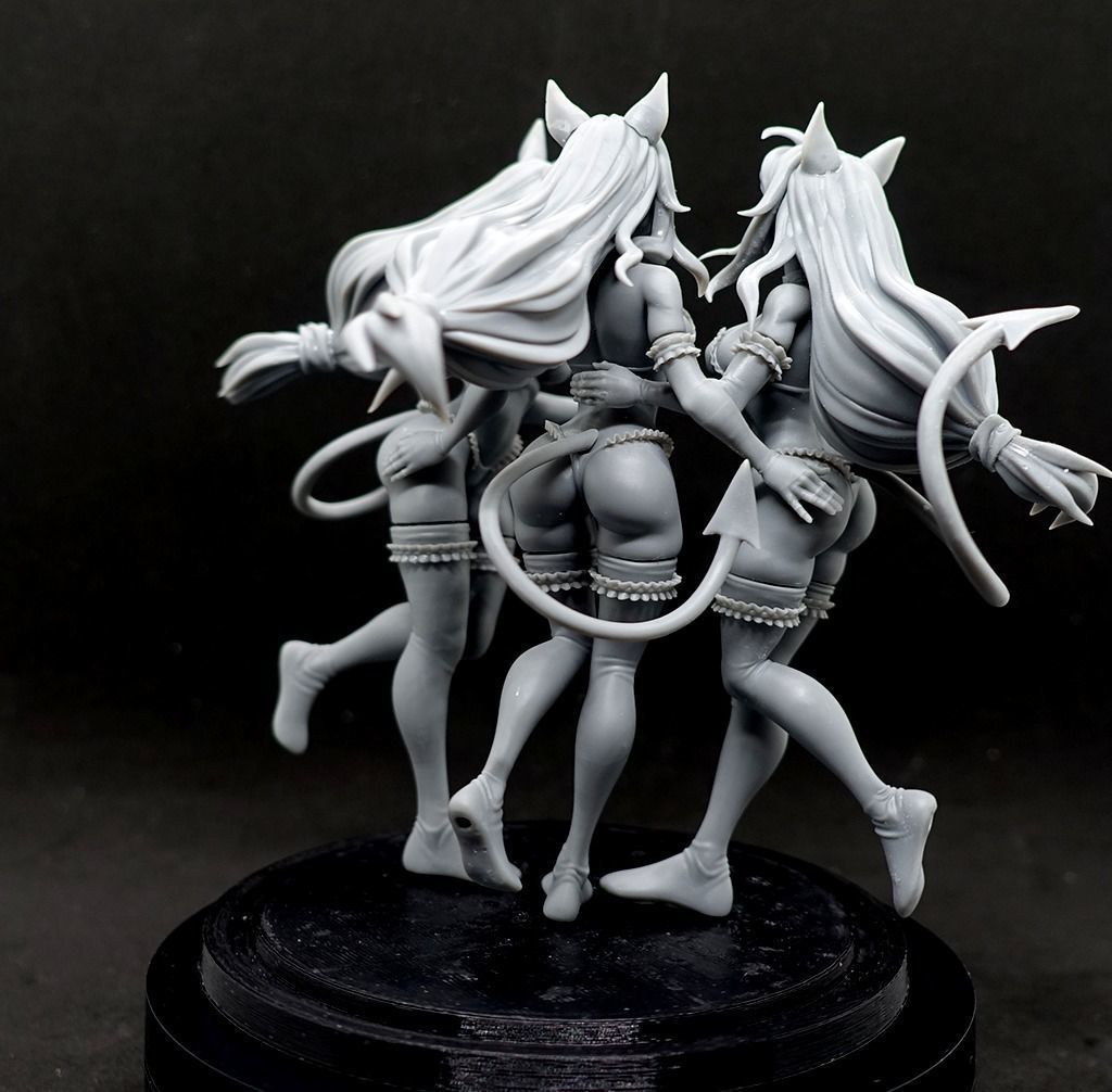 Helltaker Cerberus 3D print model_7