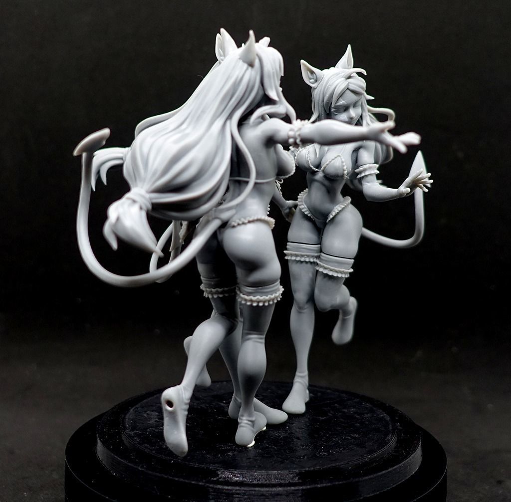 Helltaker Cerberus 3D print model_5