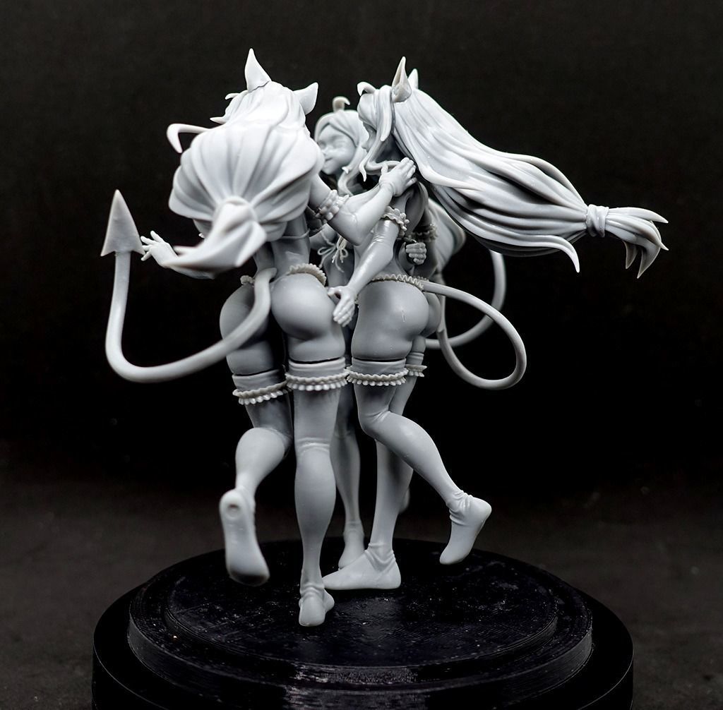 Helltaker Cerberus 3D print model_8