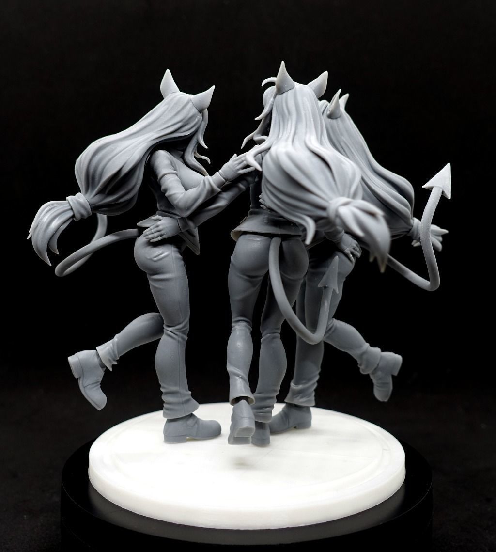 Helltaker Cerberus 3D print model_9